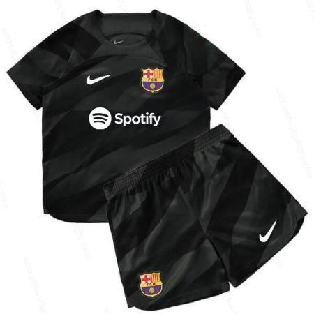 Barcelona Kaleci Çocuk Futbol Seti 23/24 – Siyah
